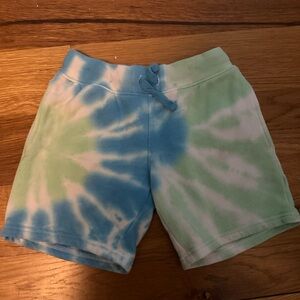 Cat & Jack Tie-Dye Blue and Green Shorts